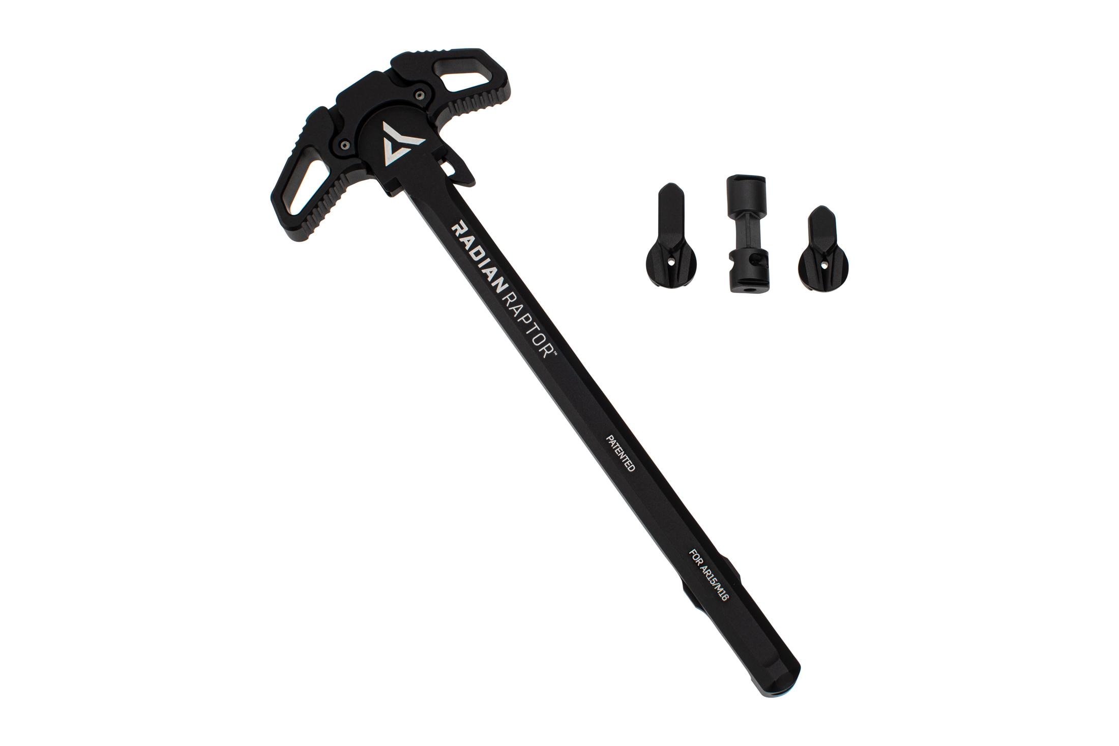 Radian Raptor Ambidextrous Charging Handle - Talon Safety Selector Combo - Black